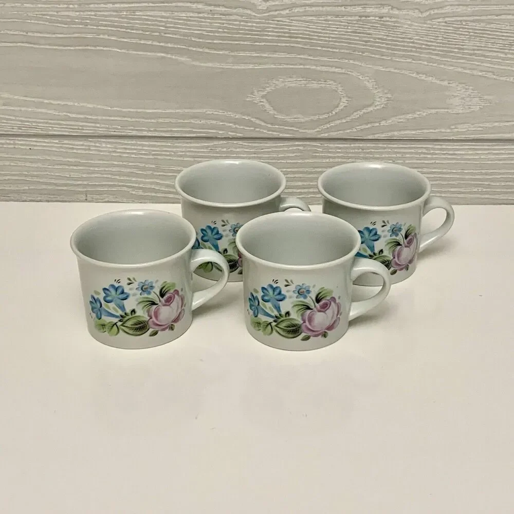 Royal Doulton Dubarry Coffee Tea Cups Set Of 4